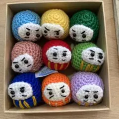 かわいい　だるまさん　9体セット