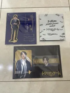 HARU メモ帳・クリアファイルセット アクスタ トリリオンゲーム 目黒蓮