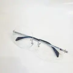 ウシジマくん　伊達メガネ　丸眼鏡　縁なし　うしじま君　ラウンドツーポイント