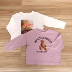 GU 長袖Tシャツ 110cm 2枚セット
