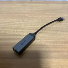 QUUGE USB-C to RJ45 有線LANアダプター　Switchなどに