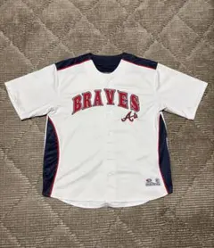 古着　MLBベースボールシャツ　Atlanta Bravesのサムネイル