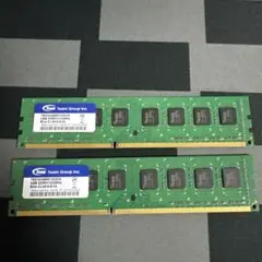 Team Group 4GB DDR3 1333MHz メモリ 2 枚