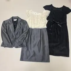 セレモニースーツ ジャケット ワンピース　３点セット