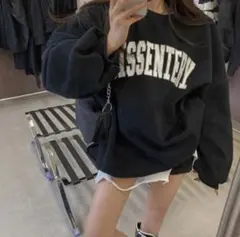 【新品未使用】長袖スウェットオーバーサイズ ロンT トレーナー ゆるっと可愛い