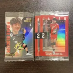 バレーボール男子日本代表 ツインウエハース　小野寺太志　ノーマル レア　セット