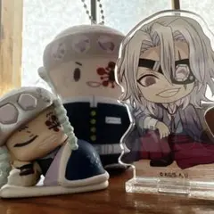 鬼滅の刃 宇髄天元 アクリルスタンド ぬいぐるみ フィギュア (ミニ)