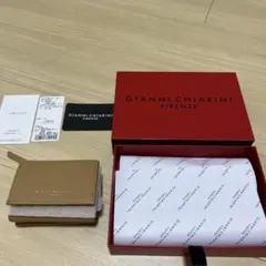 GIANNI CHIARINI 三つ折り財布 ベージュ