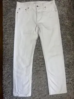 メンズUNIQLO ホワイトデニム