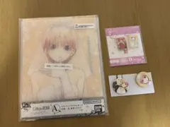 五等分の花嫁一番くじ　一花セット　アクリルボード＋単行本チャームH賞＋缶バッチ