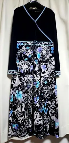 未使用　レオナール　ロングワンピース　40のサムネイル