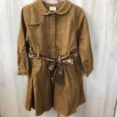 トレンチ風ワンピース　110 シシュノン　FARMY