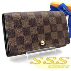 LOUIS VUITTON ルイヴィトン ダミエ ポルトモネ ビエ トレゾール