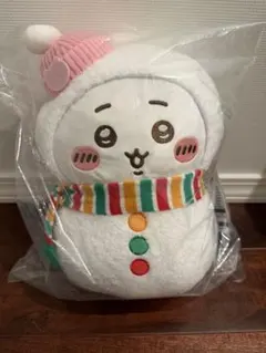エニマイくじ　ちいかわ 雪だるま ぬいぐるみ