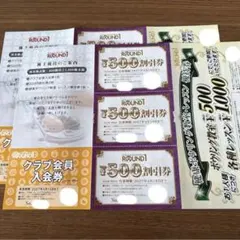 ラウンドワン 株主優待券 3000円