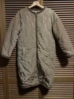 キルティングコート 白