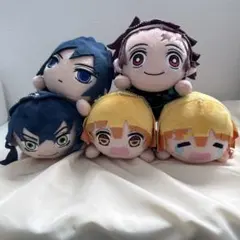 鬼滅の刃 エクストラ寝そべりぬいぐるみ 5体 まとめ売り
