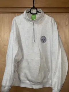 HUF ジップアップ スウェット L グレー