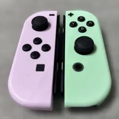 【新品同様純正完動品】NintendoSwitchJoyConグリーンラベンダ①