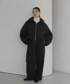 値下げ 定価以下 海外 ショート丈 ワイド ダウンジャケット myblack