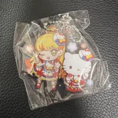 ひみつのアイプリ　サンリオ　アクリルキーホルダー　じゅりあ×ハローキティ　未開封