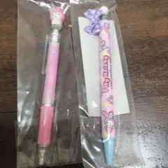 마이멜로디 마스코트 샤프 펜 리본 매력 볼펜 세트