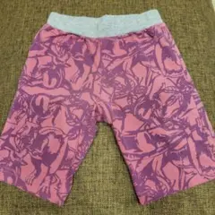 恐竜柄ハーフパンツ ピンク