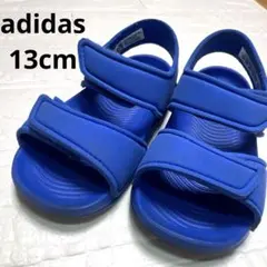 adidas アディダス　キッズ　サンダル　13cm ブルー　青