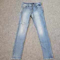 美品。IMAGE ダメージ加工 ライトブルーデニム S