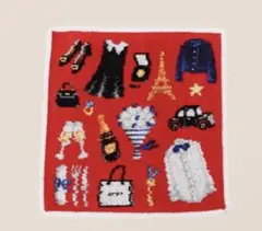 N*E様 FEILER×IENA ENFANT レッド　赤 ハンカチ 新品 IENA FEILER フェイラー 別注 ハンカチ タオル レッド