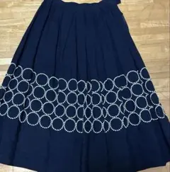 未使用タグ付✨ミナペルホネン　エンブロイダリーフレアスカート日本製ブラック　刺繍 楽天市場】ミナペルホネン スカートの通販