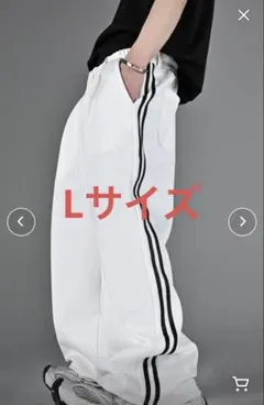 A*読様 ADRER アドラー　ライントラックワイドスラックス　Lサイズ