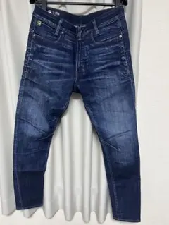 G-STAR RAW ダークブルースリムフィットデニム　3D STAQ