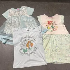 アリエル　110センチTシャツ2点＆ワンピース1点まとめ売り