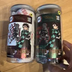 鬼滅 竈門炭治郎　ボトルTシャツ　白＆黒2枚セット(ボトルなし)