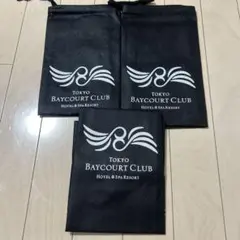 TOKYO BAYCOURT CLUB 巾着袋 3点セット