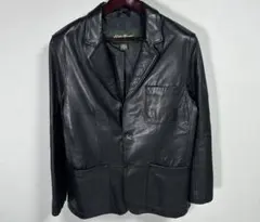 美品　eddie bauer 00s レザーテーラードジャケット ラムレザーのサムネイル