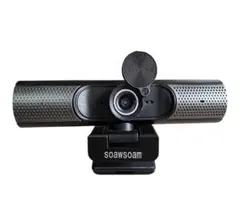 マイク&ステレオスピーカー付きFHDウェブカメラ、3イン1コンピューターカメラ