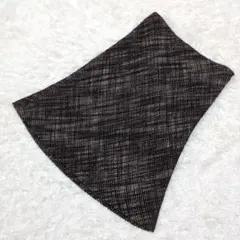 【ユナイテッドアローズ】ツイード フレアスカート ブラウン 36(S) 日本製