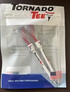 新品★トルネードティー★レッド&ホワイト&ブルー （4インチ）2本セットのサムネイル