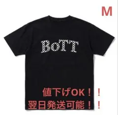 【早い者勝ち‼️】 BoTT Tシャツ　チェッカーフラッグロゴ　黒　M