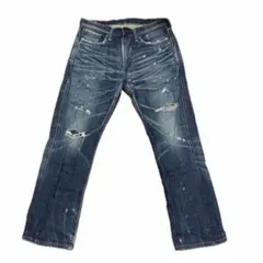 EDWIN デニムパンツ ダメージ加工 ジーンズ デニム メンズ size 32のサムネイル