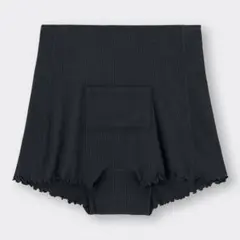 GU ハラマキショーツ M ポケット付き腹巻き 温活 Black ブラック