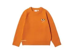 ユニクロ x アニヤ・ハインドマーチ　クールネックセーター　160 オレンジ