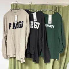 本日のみお値下げ‼️スウェット２着と七分袖Tのセット