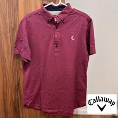 Callaway キャロウェイ メンズ ゴルフ ポロシャツ レッド L
