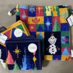 ベ*ィ様 FEILERフェイラータオルハンカチマルチポーチ3点アナ雪コラボ新品未