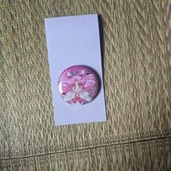 美少女戦士セーラームーン　スーパーセーラーちびムーン　オーロララメ缶バッジ