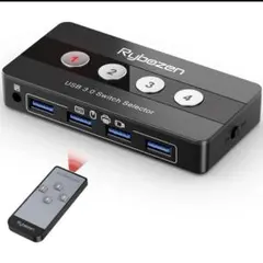 切替器 3.0 スイッチセレクター 4ポート KVMスイッチ USB