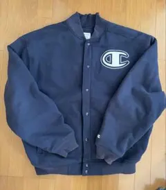 Champion U.S.N.プリント スナップカーディガン L USA製 レア - メルカリ